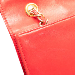 CC Quilted Lambskin Full Flap