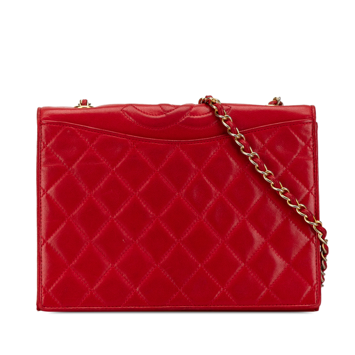 CC Quilted Lambskin Full Flap