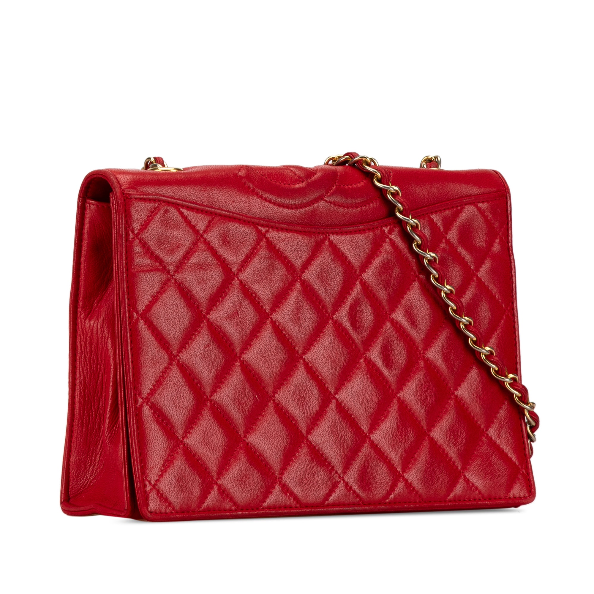 CC Quilted Lambskin Full Flap