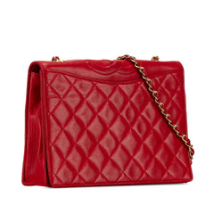 CC Quilted Lambskin Full Flap