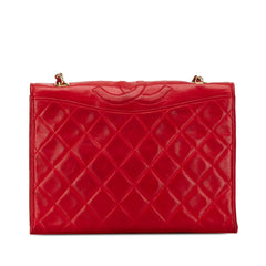 CC Quilted Lambskin Full Flap