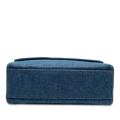 CC Denim Kelly Top Handle Bag