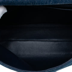 CC Denim Kelly Top Handle Bag