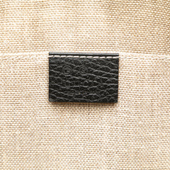 Leather Bamboo Tassel Clutch