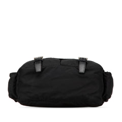 Tessuto Double Buckle Messenger Bag