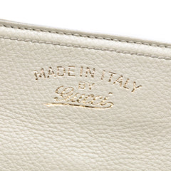 Medium Calfskin Bamboo Shopper Satchel