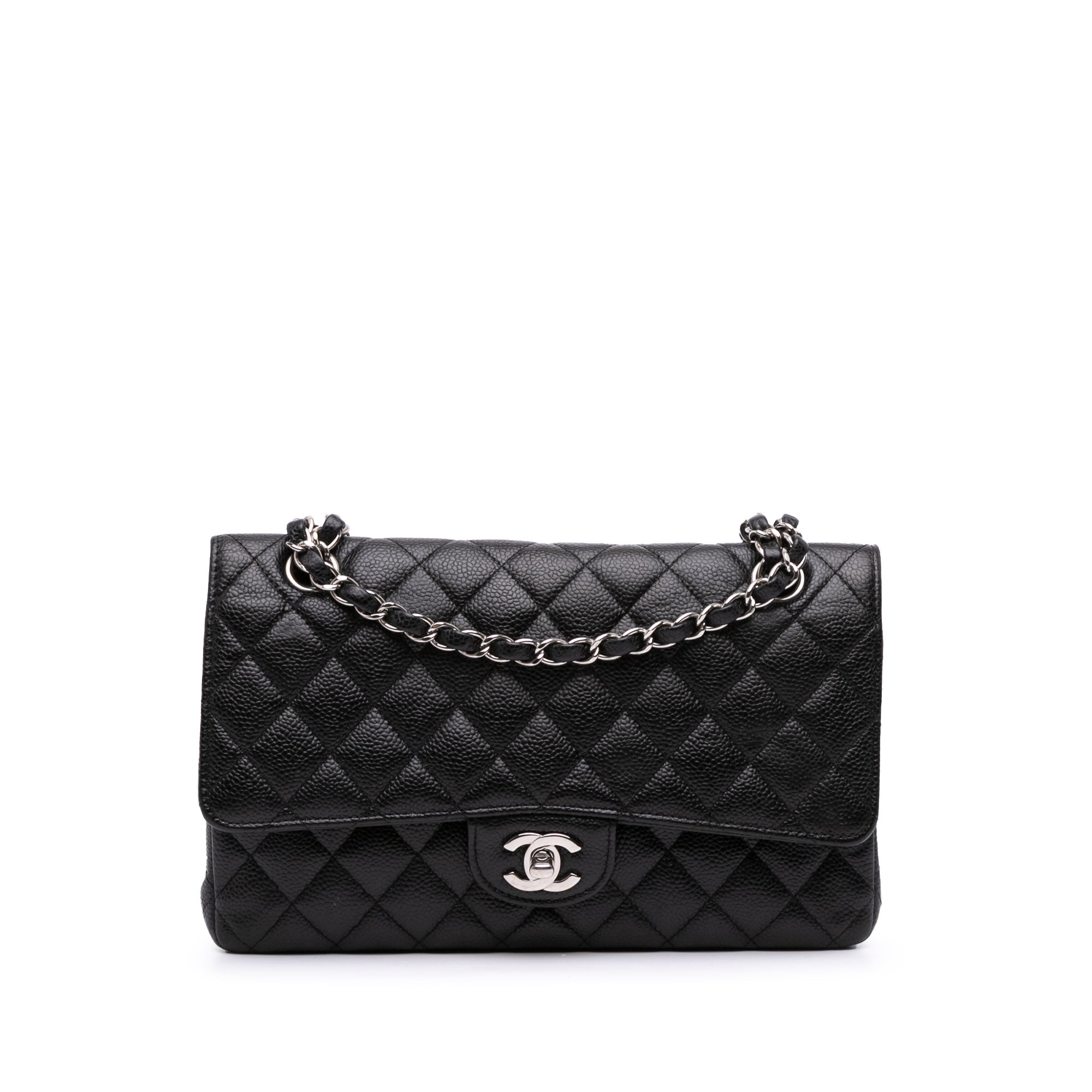 Medium Classic Caviar Double Flap