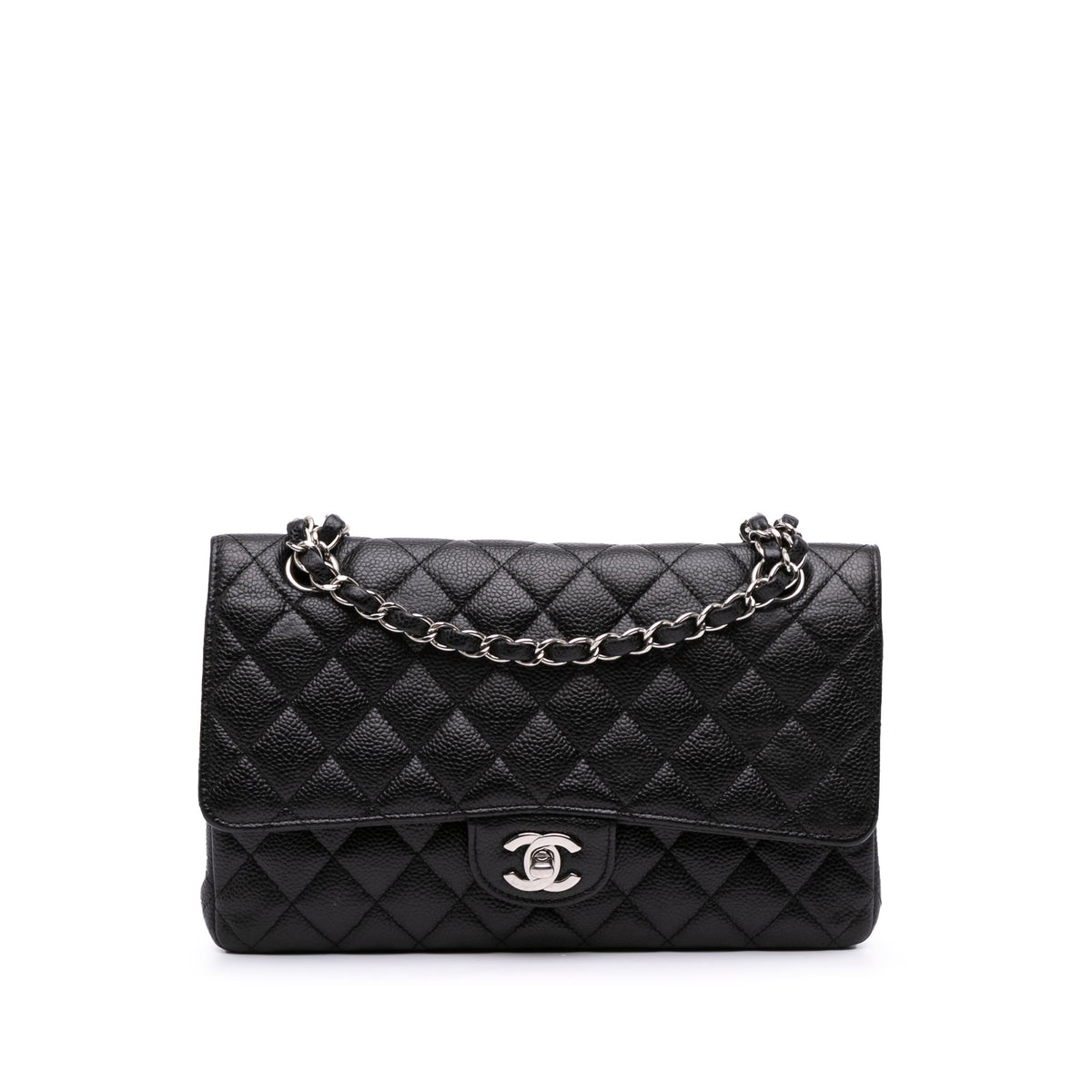 Medium Classic Caviar Double Flap
