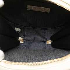Crumpled Calfskin En Vogue Round Bag