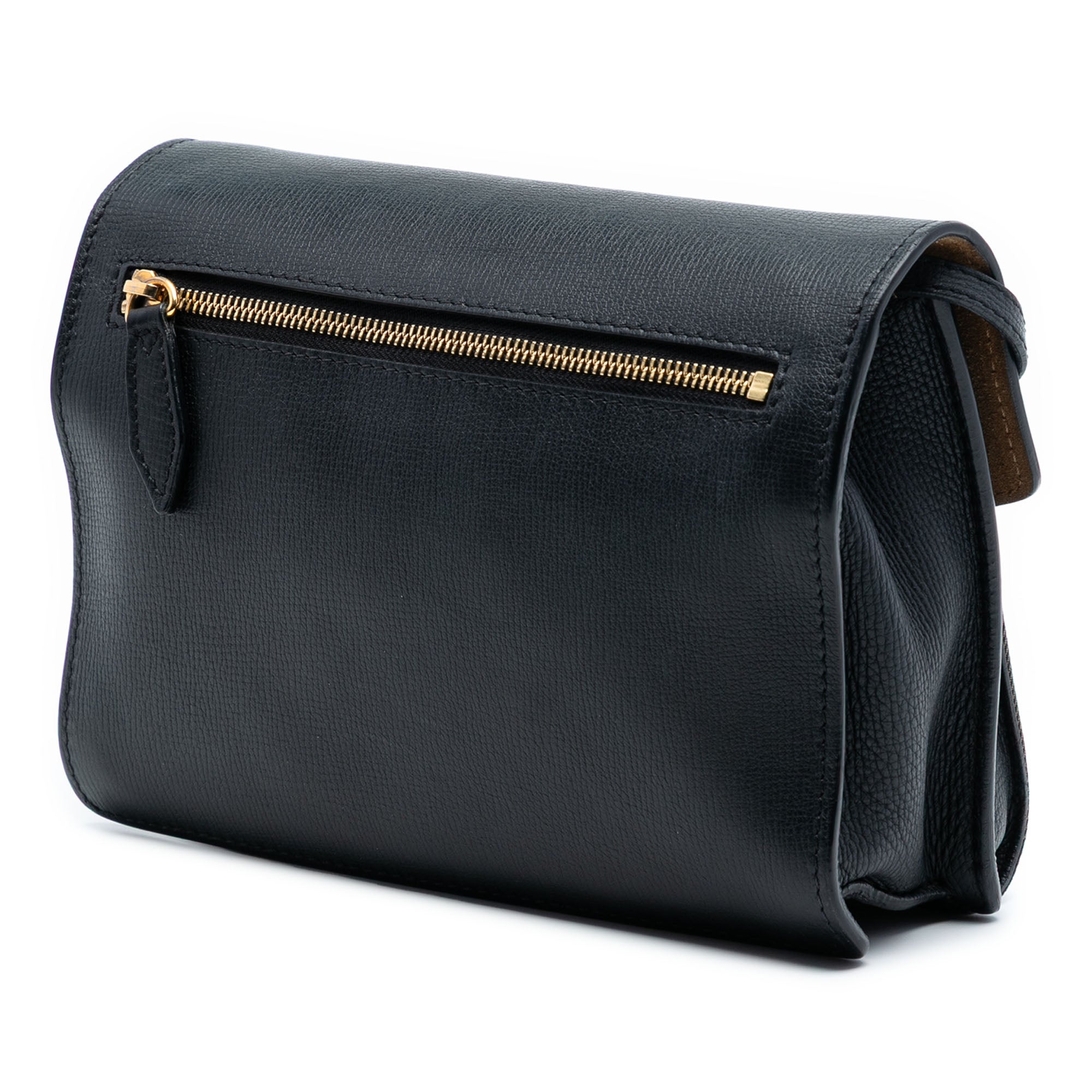 Small Leather and House Check Canvas Derby Macken Crossbody