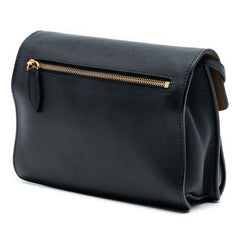 Small Leather and House Check Canvas Derby Macken Crossbody