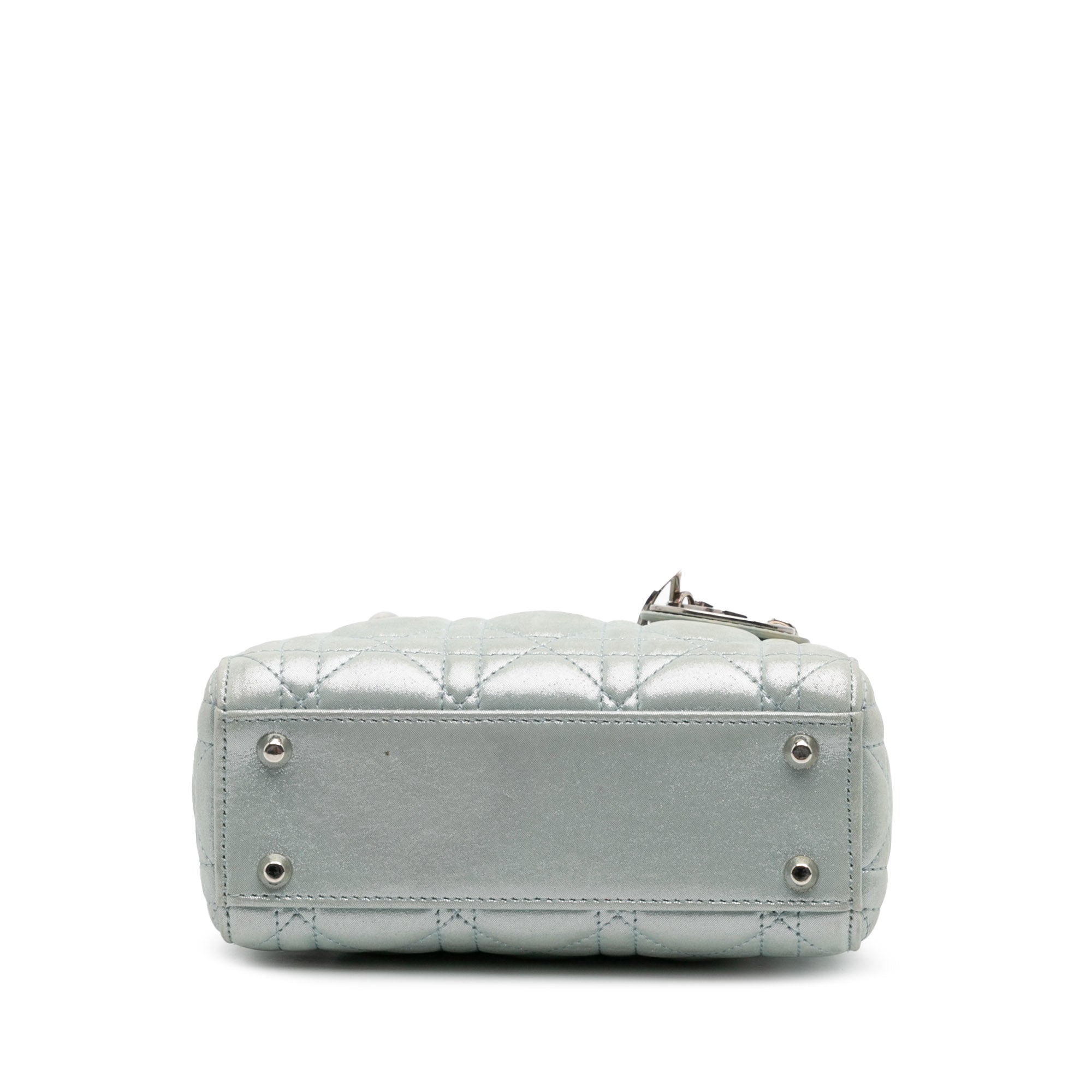 Mini Iridescent Lambskin Cannage Lady Dior