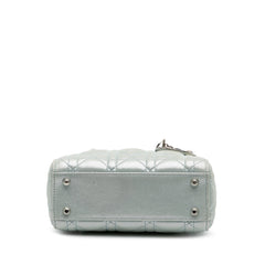 Mini Iridescent Lambskin Cannage Lady Dior