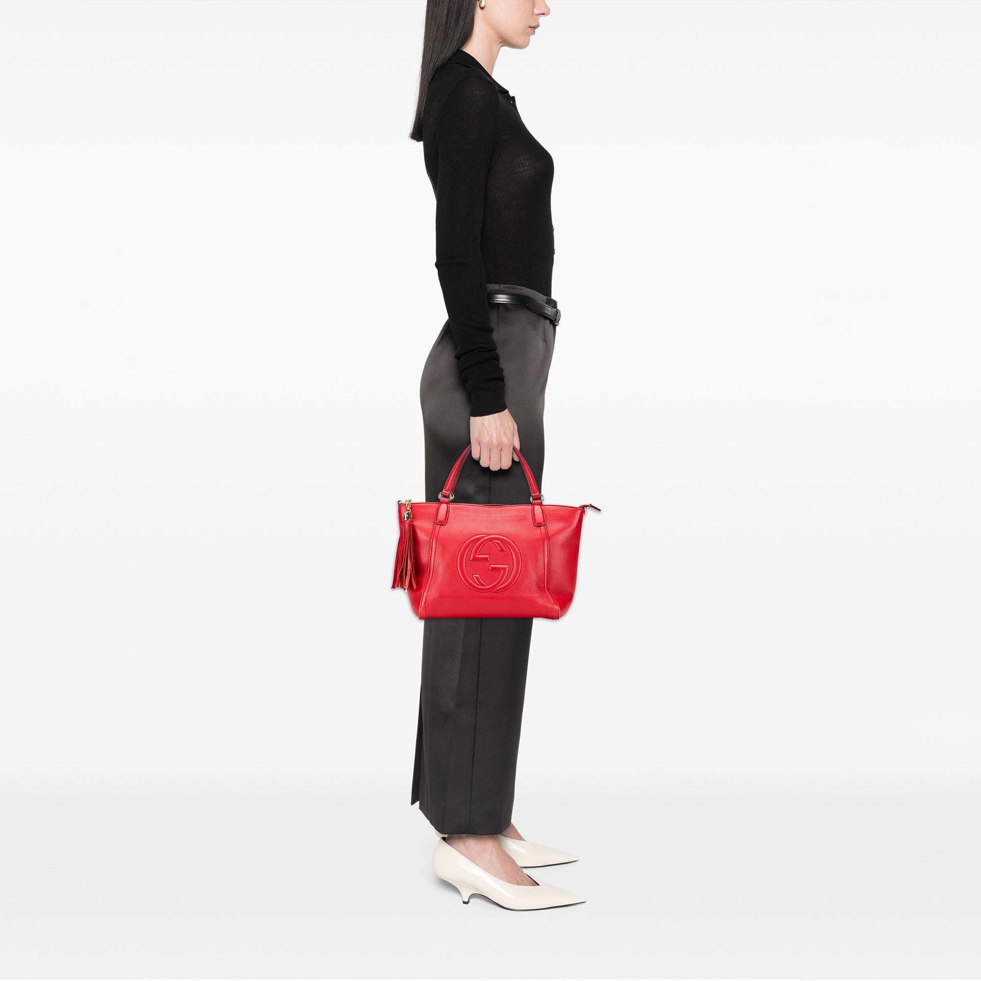 Small Leather Soho Cellarius Satchel