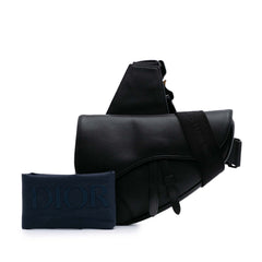 Grained Calfskin Saddle Bag