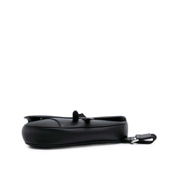 Grained Calfskin Saddle Bag