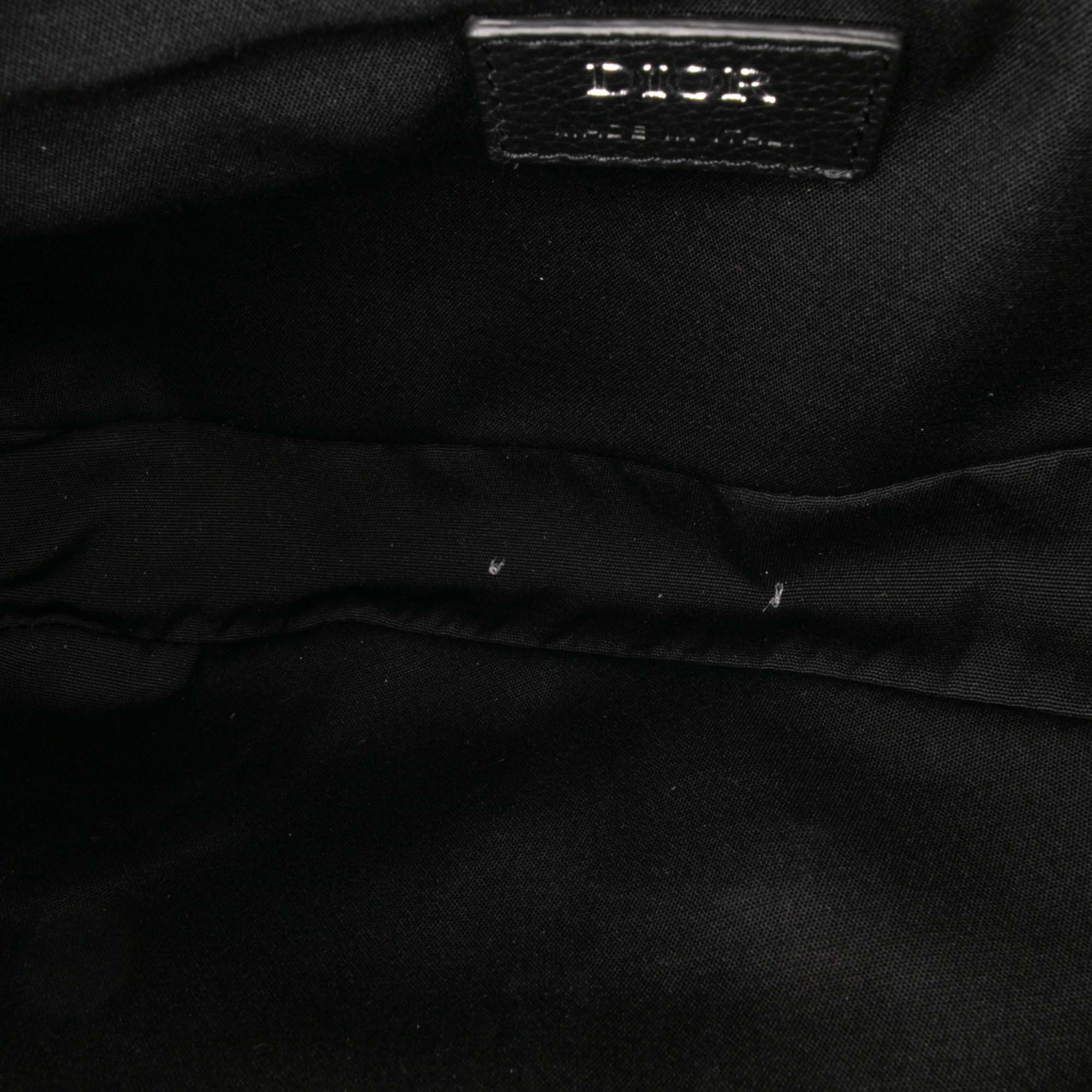 Grained Calfskin Saddle Bag