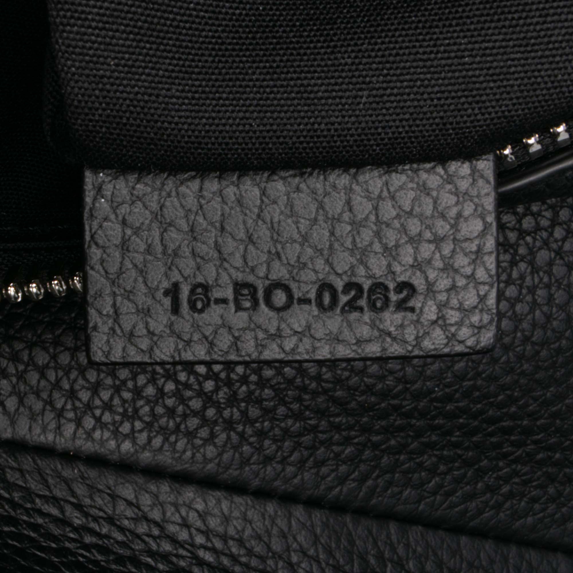 Grained Calfskin Saddle Bag
