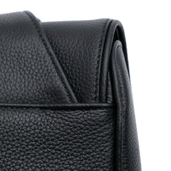 Grained Calfskin Saddle Bag