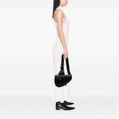 Grained Calfskin Saddle Bag