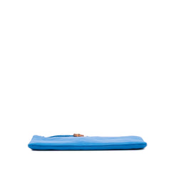 Calfskin Bamboo Tassel Clutch