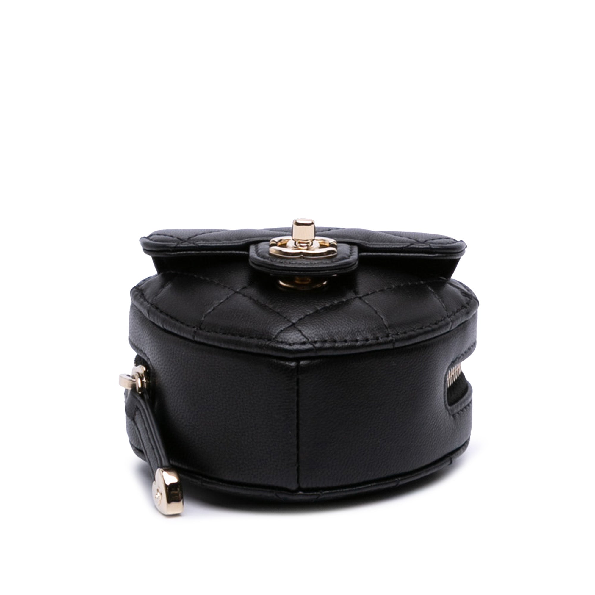 Lambskin CC in Love Heart Necklace Bag