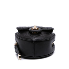Lambskin CC in Love Heart Necklace Bag