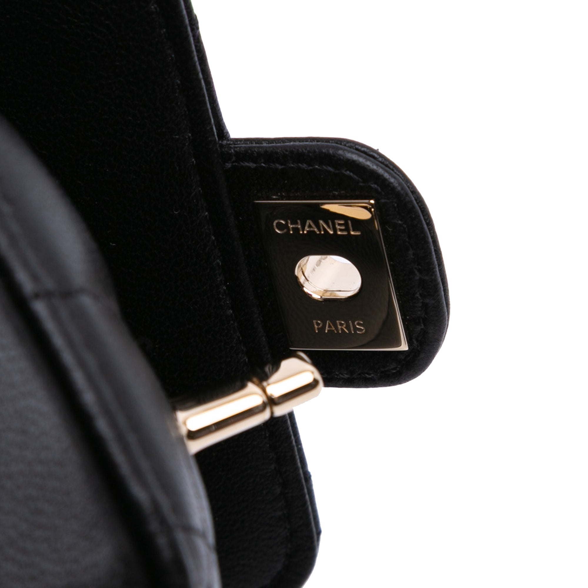 Lambskin CC in Love Heart Necklace Bag
