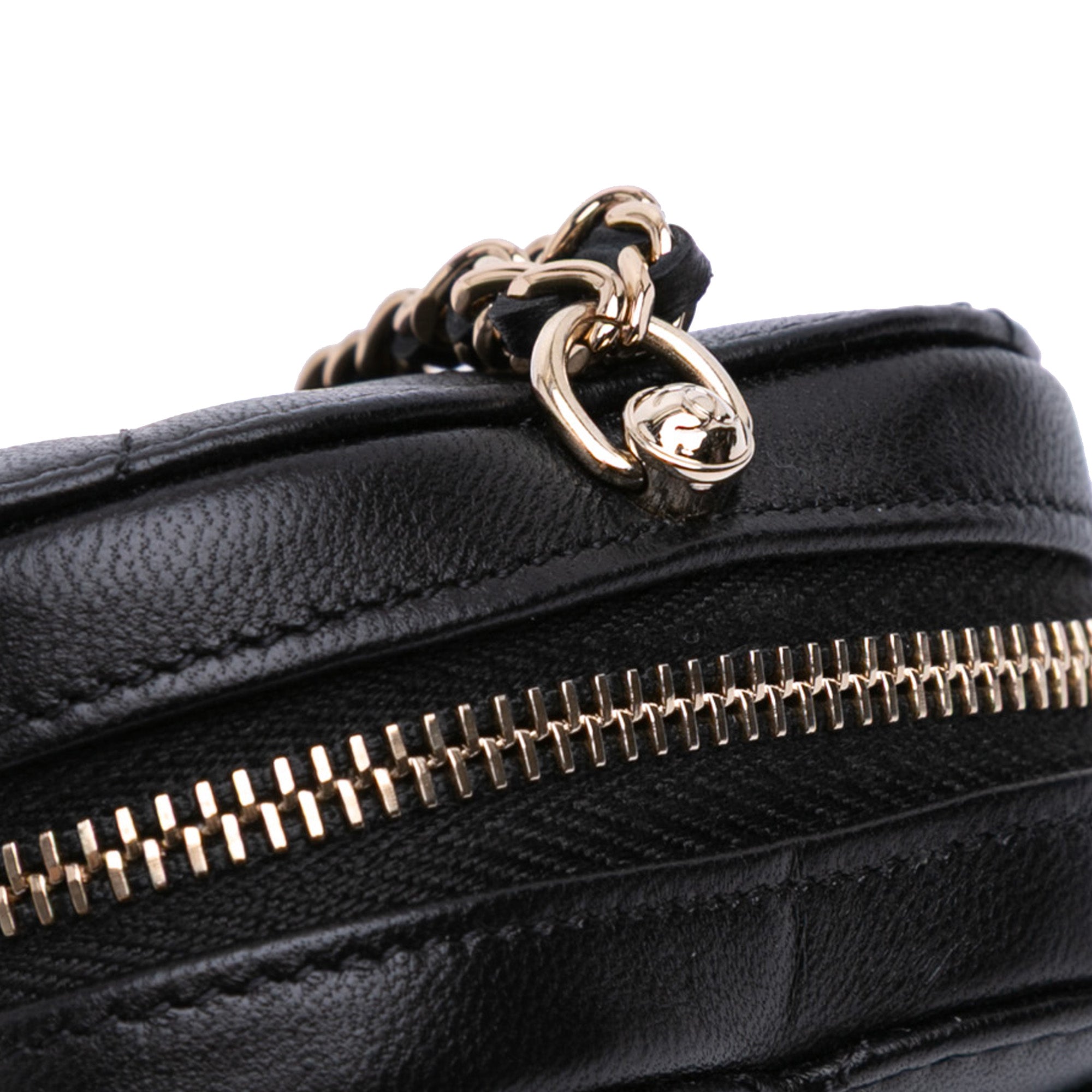 Lambskin CC in Love Heart Necklace Bag