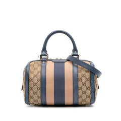 Small GG Canvas Web Joy Boston Bag