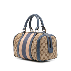 Small GG Canvas Web Joy Boston Bag