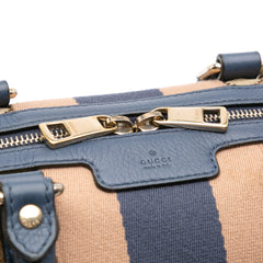 Small GG Canvas Web Joy Boston Bag