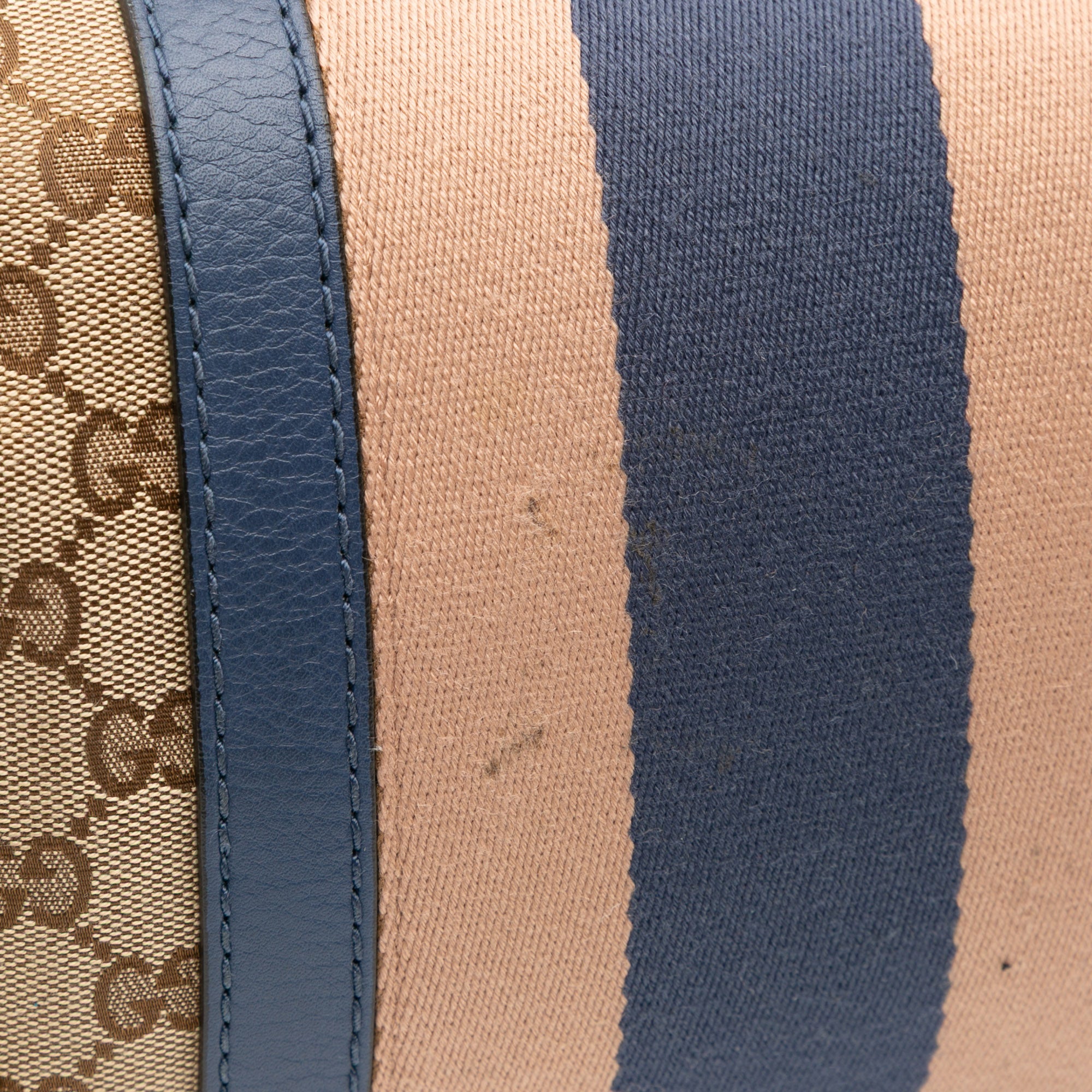 Small GG Canvas Web Joy Boston Bag