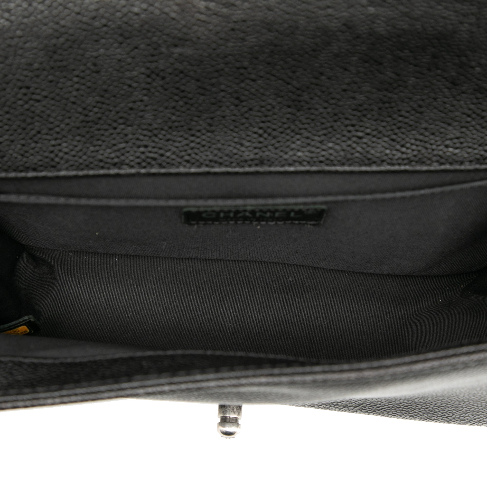 Old Medium Quilted Caviar Boy Flap