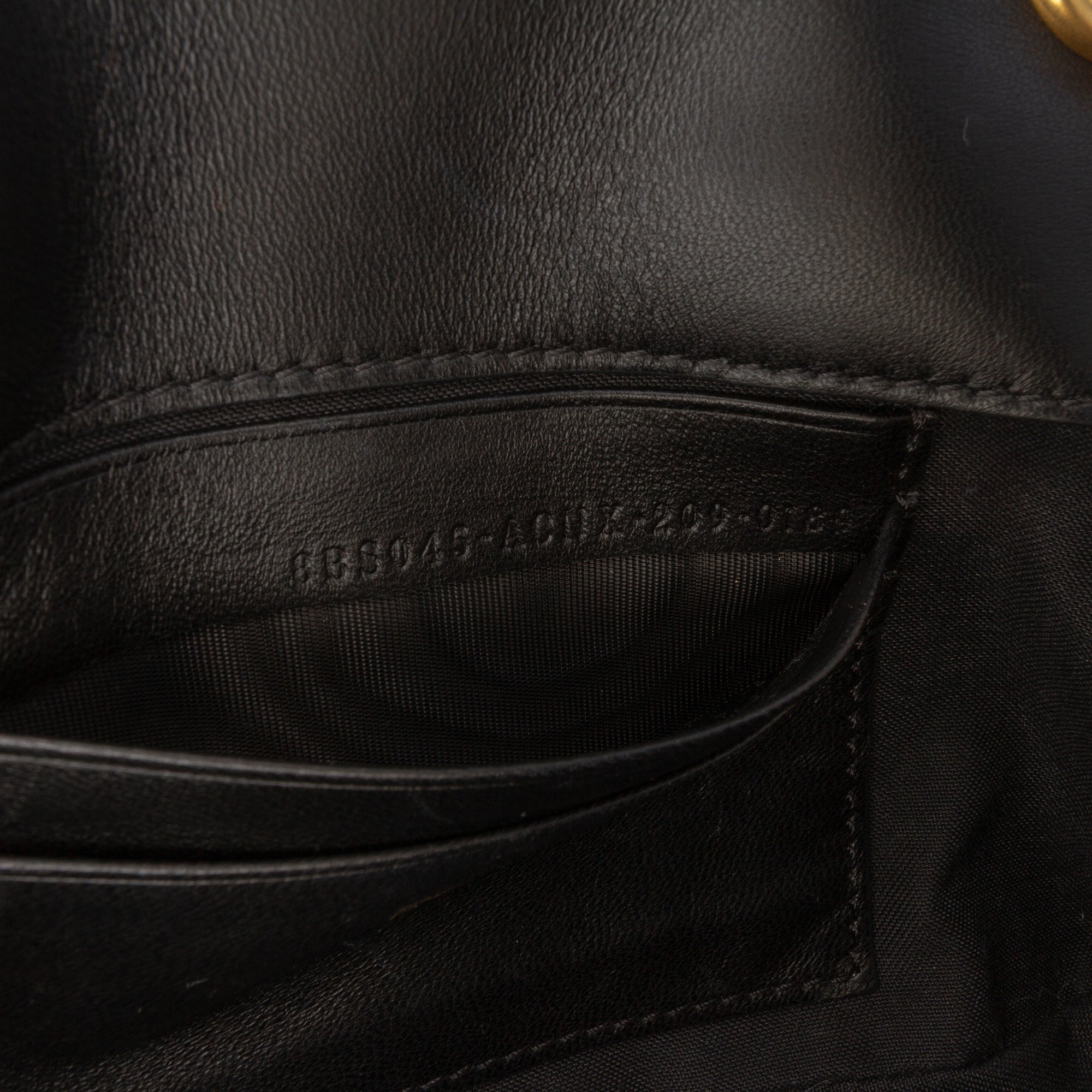 Mini Nappa Apolo Chain Baguette Shoulder Bag