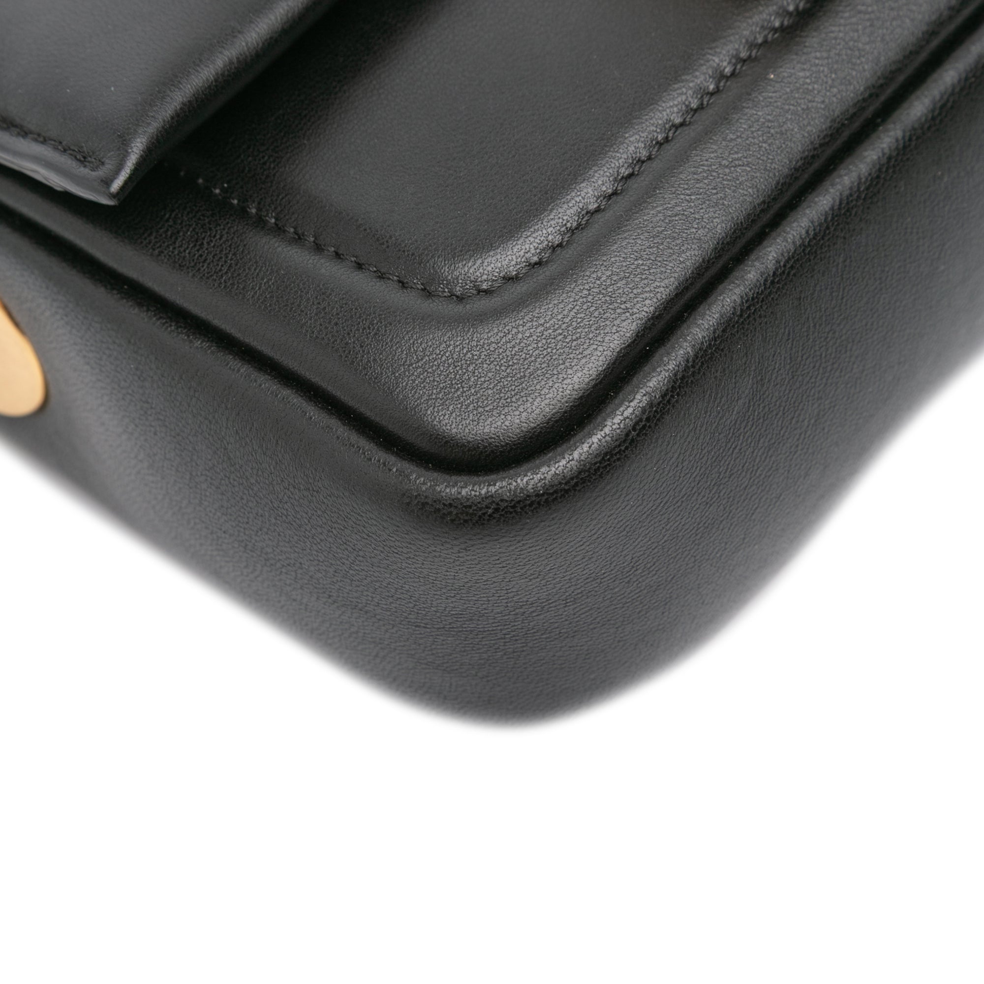 Mini Nappa Apolo Chain Baguette Shoulder Bag