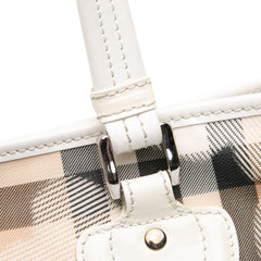 House Check Coated Canvas Hearts Gracie Tote