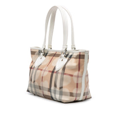 House Check Coated Canvas Hearts Gracie Tote