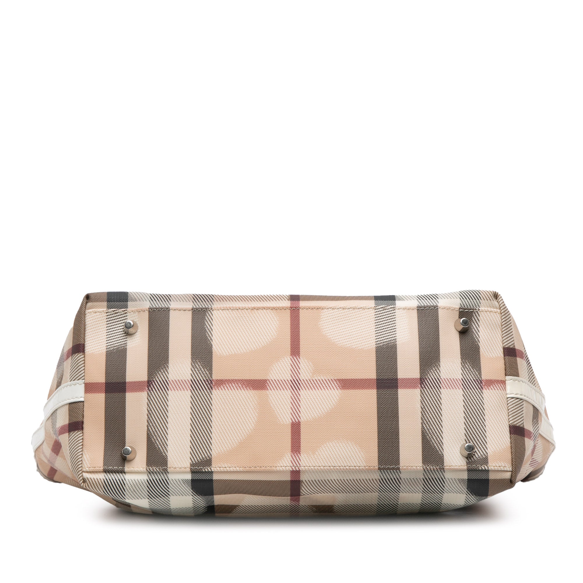 House Check Coated Canvas Hearts Gracie Tote
