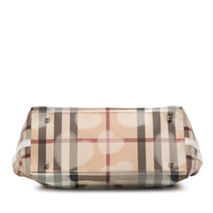 House Check Coated Canvas Hearts Gracie Tote