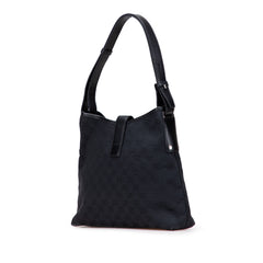 GG Canvas Piston Shoulder Bag