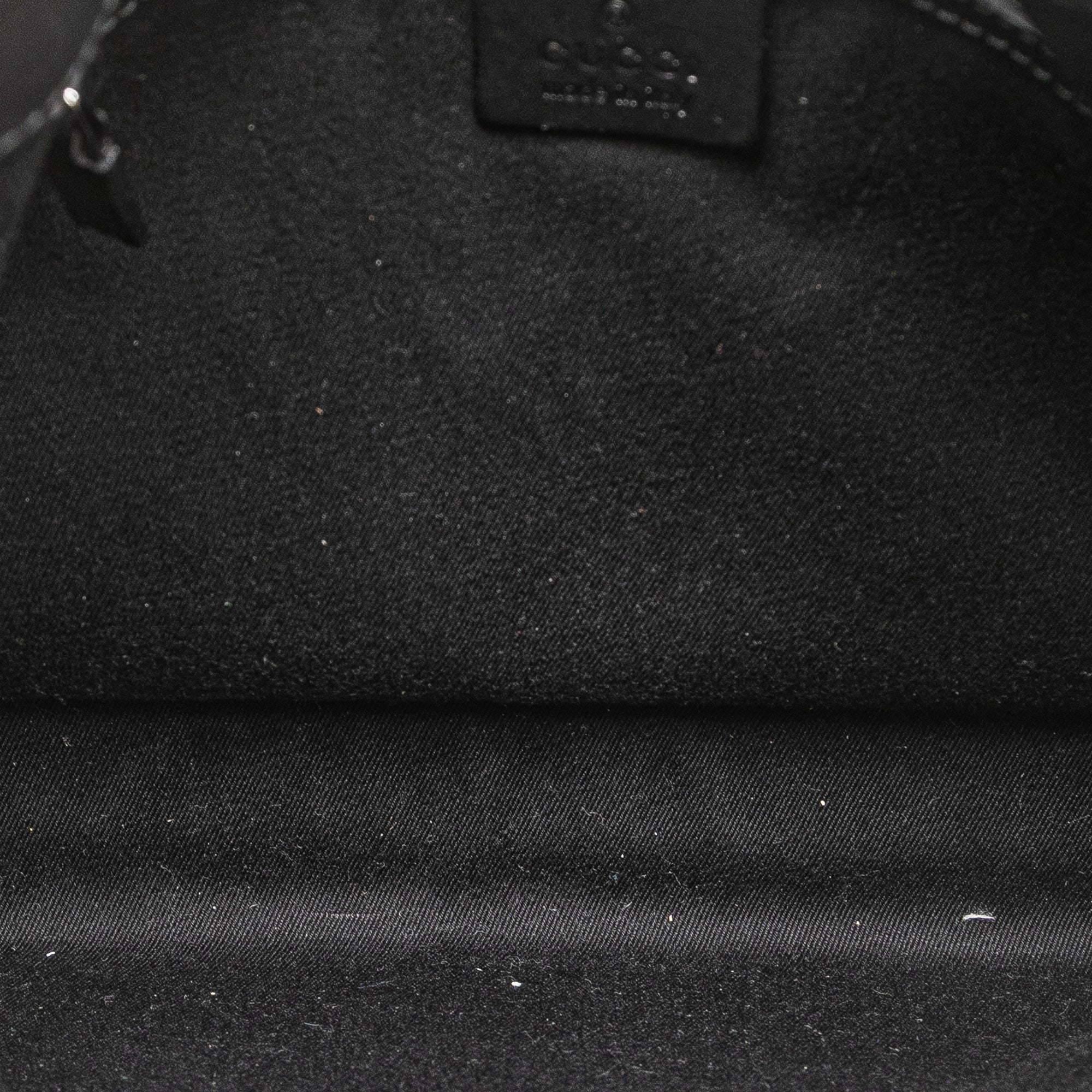 GG Canvas Piston Shoulder Bag