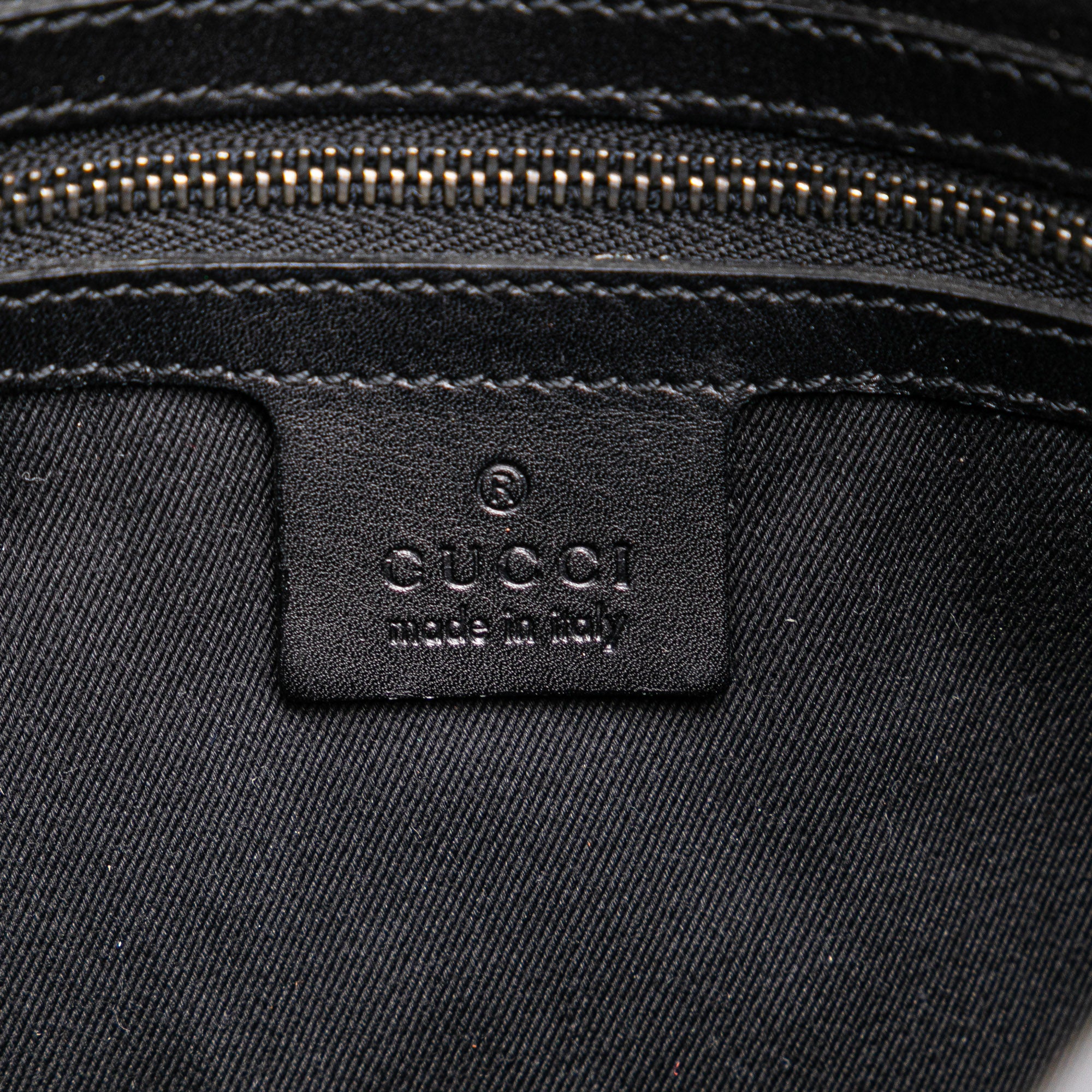 GG Canvas Piston Shoulder Bag