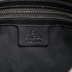 GG Canvas Piston Shoulder Bag