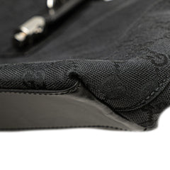 GG Canvas Piston Shoulder Bag