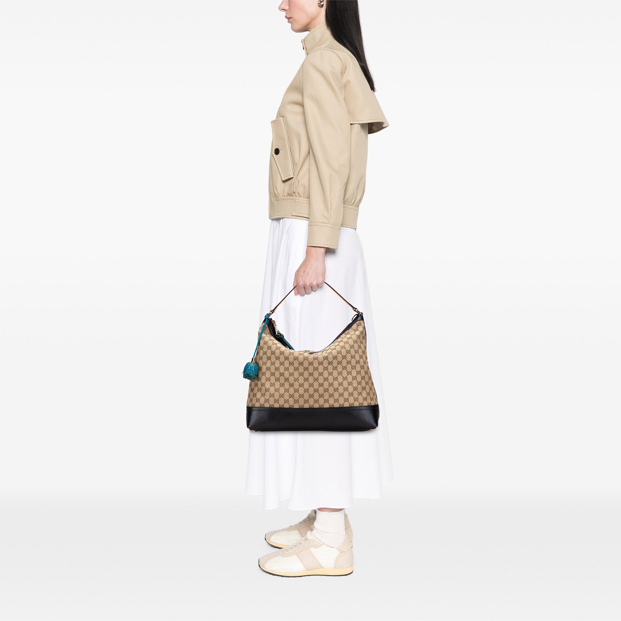 GG Canvas Cheer Hobo