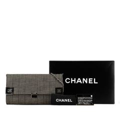 CC Choco Bar Denim Chain Flap