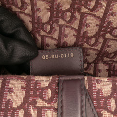 Oblique Canvas Saddle Bag