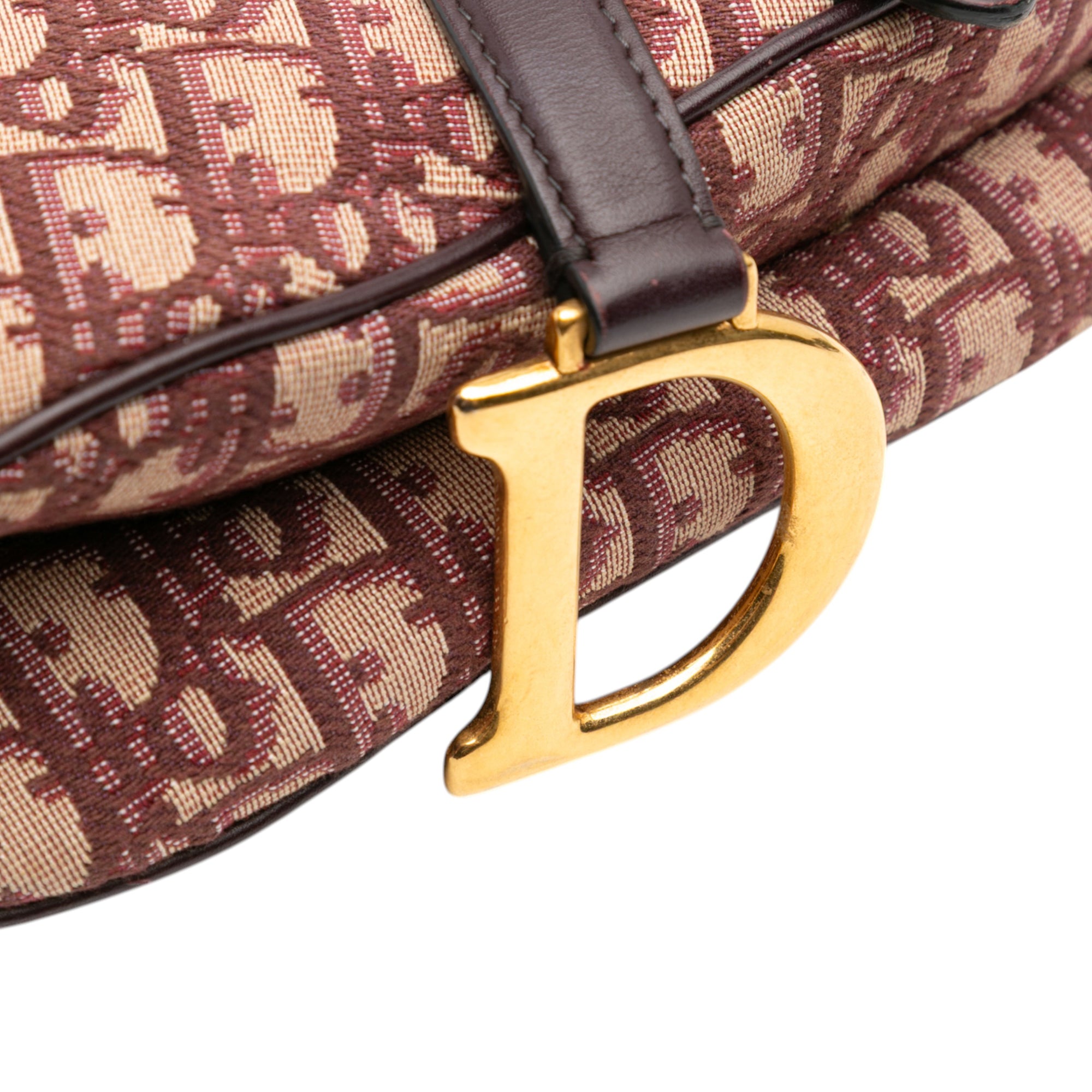 Oblique Canvas Saddle Bag