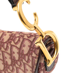 Oblique Canvas Saddle Bag